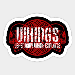 Vikings Series Shading Art Sticker